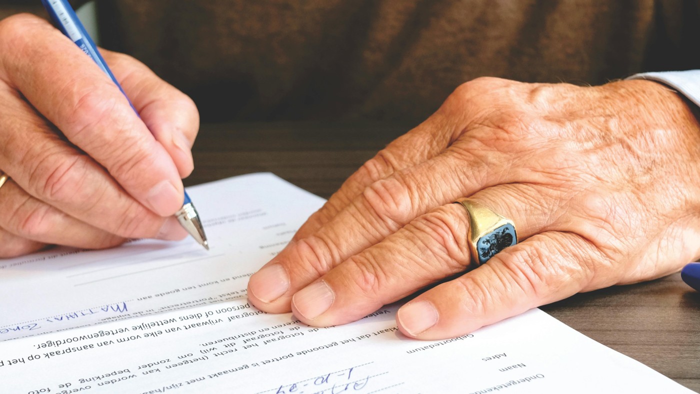 Rente bijschrijven bij ontbreken testament